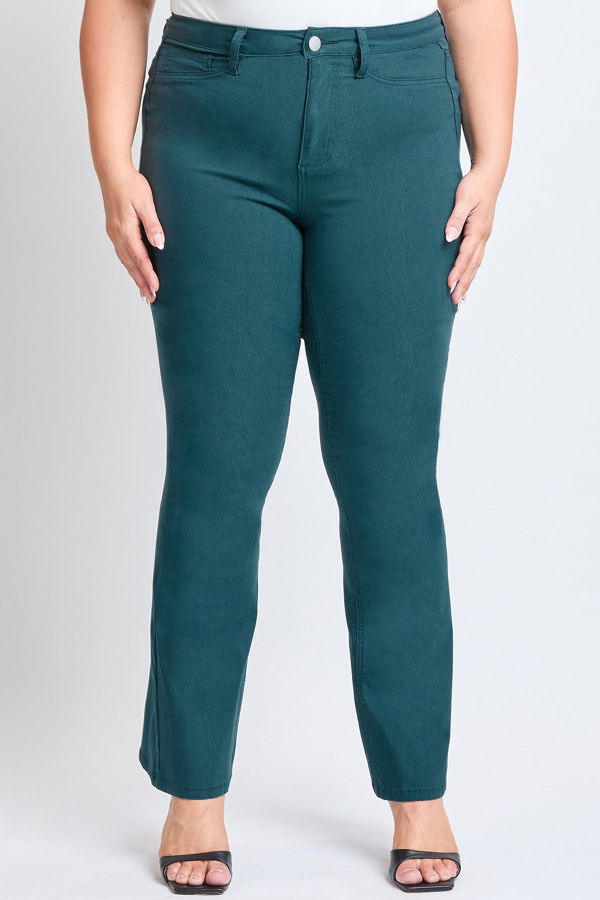 Women's Plus Hyperstretch Flare Pants YMI JEANS